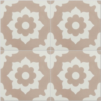 Floris Rose Pattern Tile