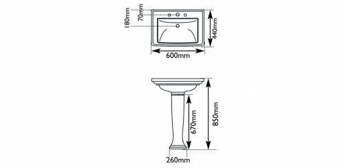 Chichester Wash Basin Medium