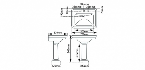 Hampton Wash Basin Large