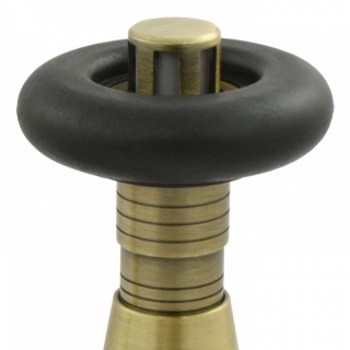 Jaguar Thermostatic Radiator Valve - Antique Brass (Angled TRV)