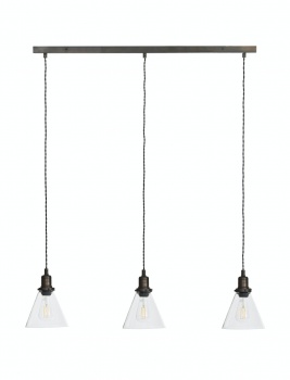 Trio Of Hoxton Cone Pendant Light