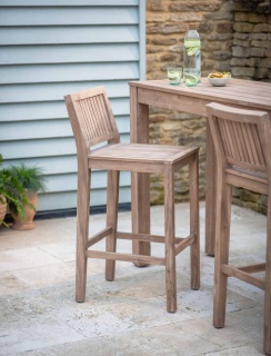 Porthallow Bar Stool Set Of 2 Natural