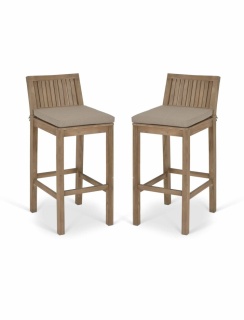 Porthallow Bar Stool Set Of 2 Natural