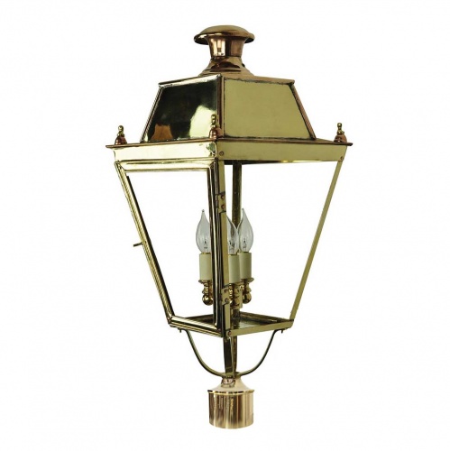 Balmoral with 3″ Post Mount Large With Three Light Cluster