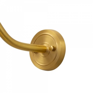 Claridge Lacquered Aged Brass Adjustable Reading Wall Light