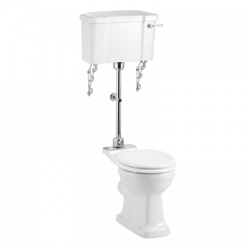 Rimless Medium Level WC with 520 Lever Cistern