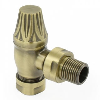 Buckingham Thermostatic Radiator Valve - Antique Brass (TRV)