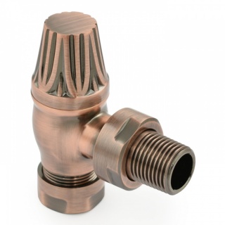 Buckingham Thermostatic Radiator Valve - Antique Copper (TRV)