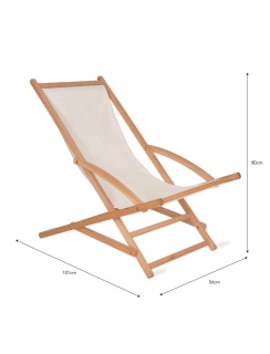 Wimborne Rocking Deck Chair - Beech