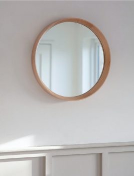 Oak Hambledon Round Mirror