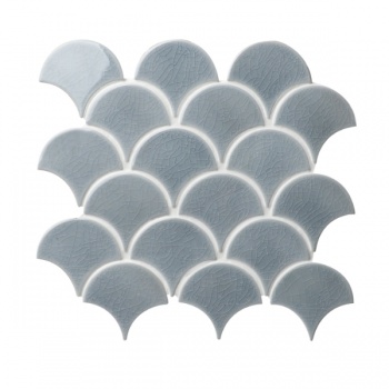 Ca Pietra Atlantis Scallop Porcelain Grey