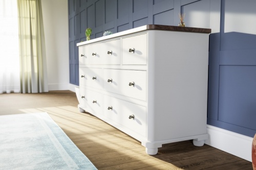 Seven Drawer Chest (Round End)