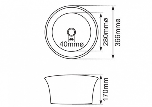 Cast Iron Tub Basin - Painted