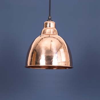 The Brindley Pendant - Hammered Copper