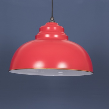 Venetian Red and White Harborne Pendant