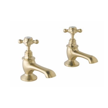 BC Designs Victrion Crosshead Bath Pillar Taps