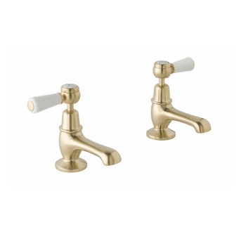 BC Designs Victrion Lever Basin Pillar Taps