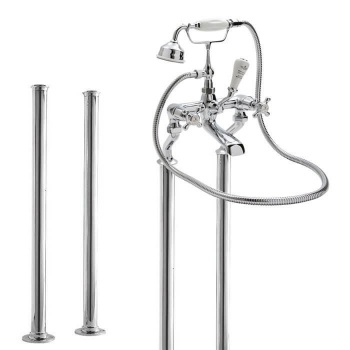 BC Designs Victrion Traditional Cast Bath Legs for Bath Shower Mixer