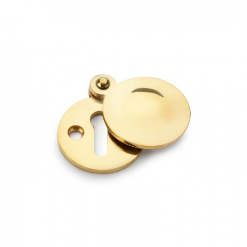 Alexander and Wilks Standard Key Profile Round Escutcheon with Harris Design Cover