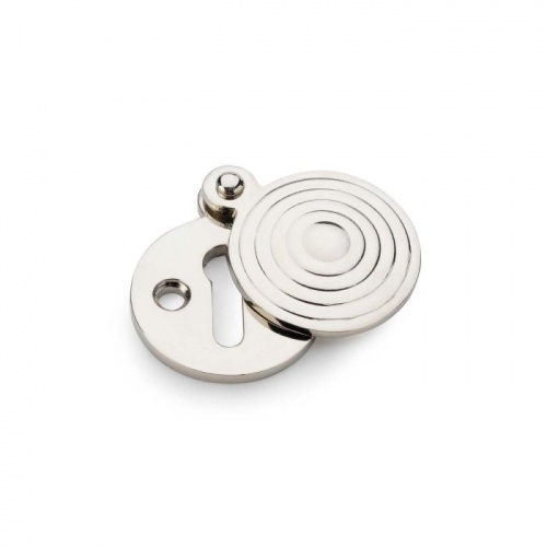 Alexander and Wilks Standard Key Profile Round Escutcheon with Christoph Design Cover