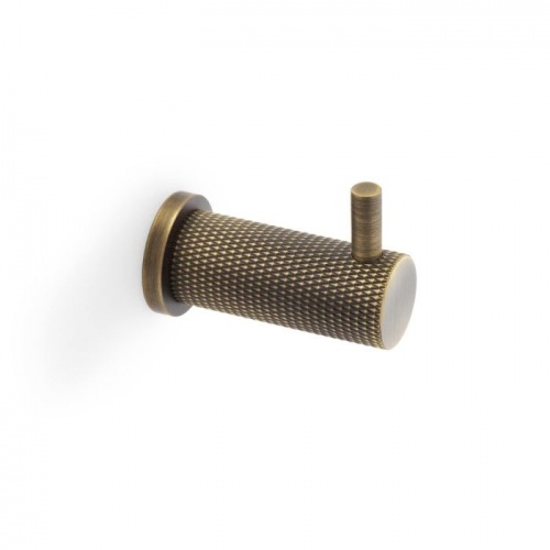 Alexander and Wilks Brunel Knurled Coat Hook