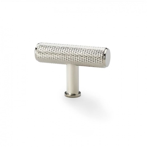 Alexander and Wilks Crispin Knurled T-bar Cupboard Knob