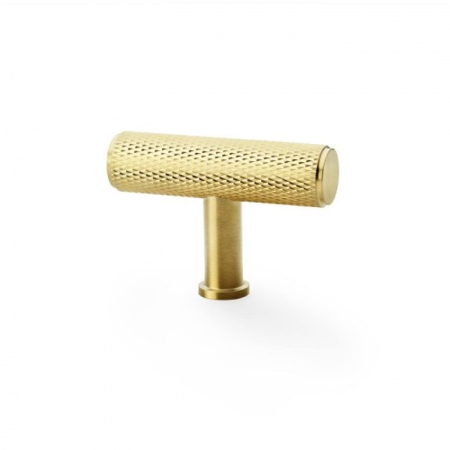 Alexander and Wilks Crispin Knurled T-bar Cupboard Knob