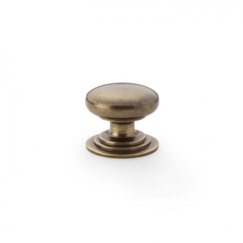 Alexander and Wilks Waltz Round Cupboard Knob on Stepped Rose