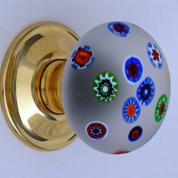 Millefiori Glass Door Knobs