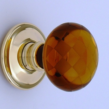 Chequerboard Glass Door Knobs