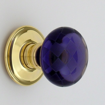 Chequerboard Glass Door Knobs