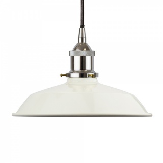 French Grey Small Trinity Metal Painted Pendant Light