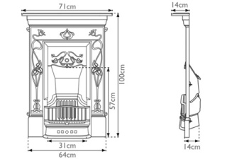 Carron Crocus Cast Iron Fireplace