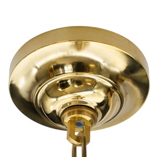 The Dean Pendant Light Polished Brass - The Schoolhouse Collection