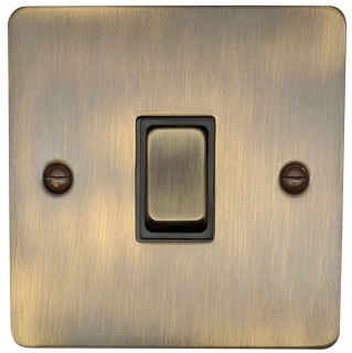 Flat Antique Bronze Switch (1 Gang)