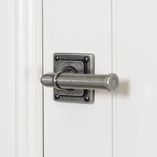 Finesse Wexford Jesmond Pewter Door Handle on Square Rose