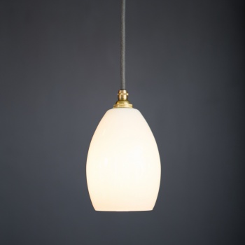 Bertie Small Mint Green Glass Pendant Light