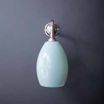 Bertie Wall Light Mint Green Glass