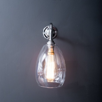 Jules Wall Light Clear Glass