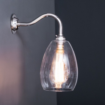 Jules Wall Light Clear Glass