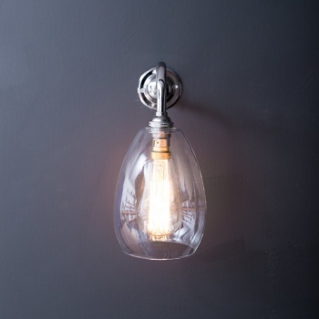 Jules Wall Light Clear Glass