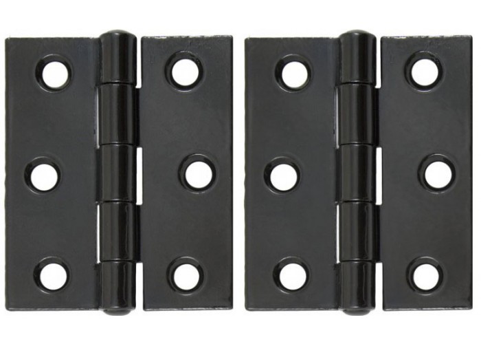 Butt Hinge 3'' (pair) - Black