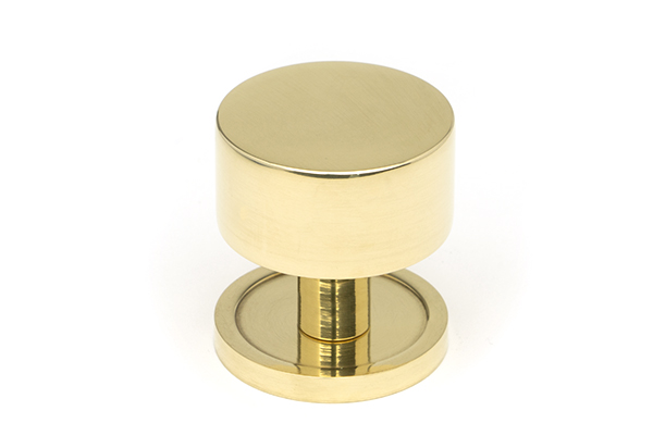 Polished Brass Kelso Cabinet Knob - 32mm (Plain)