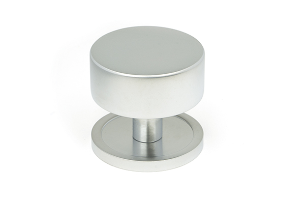 Satin Chrome Kelso Cabinet Knob - 38mm (Plain)