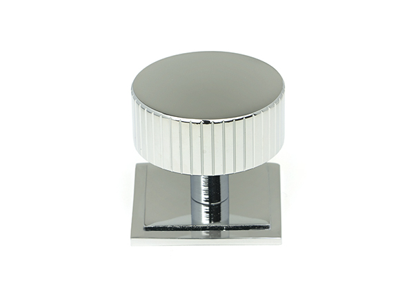 Polished Chrome Judd Cabinet Knob - 38mm (Square)