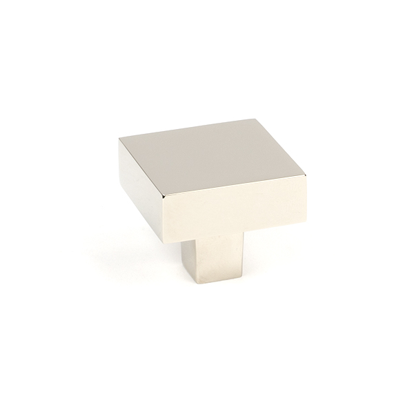 Polished Nickel Albers Cabinet Knob - 35mm