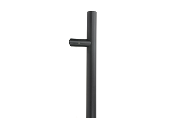 Matt Black (316) 1.8m Offset T Bar Handle Bolt Fix 32mm ÿ