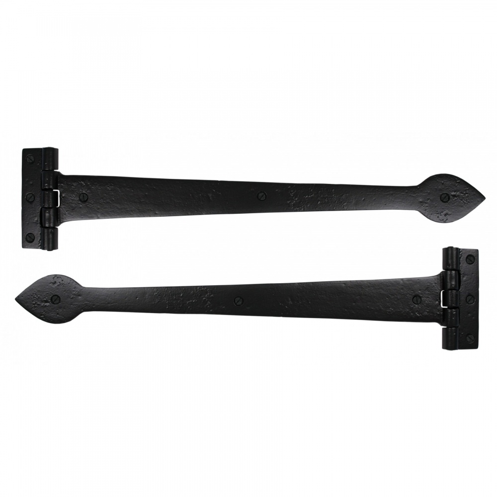 Black 10 1/2'' T Hinge (Pair)