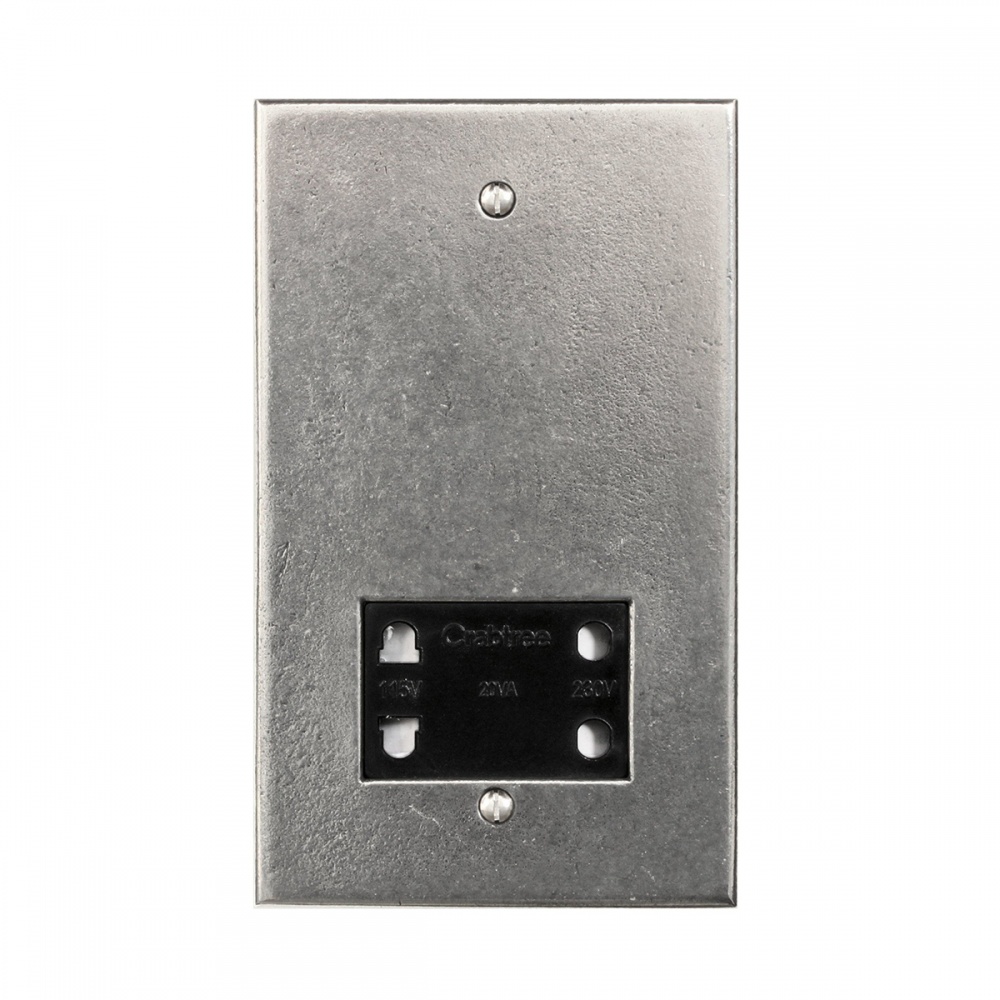 Finesse Dual Voltage Shaver Socket  Pewter