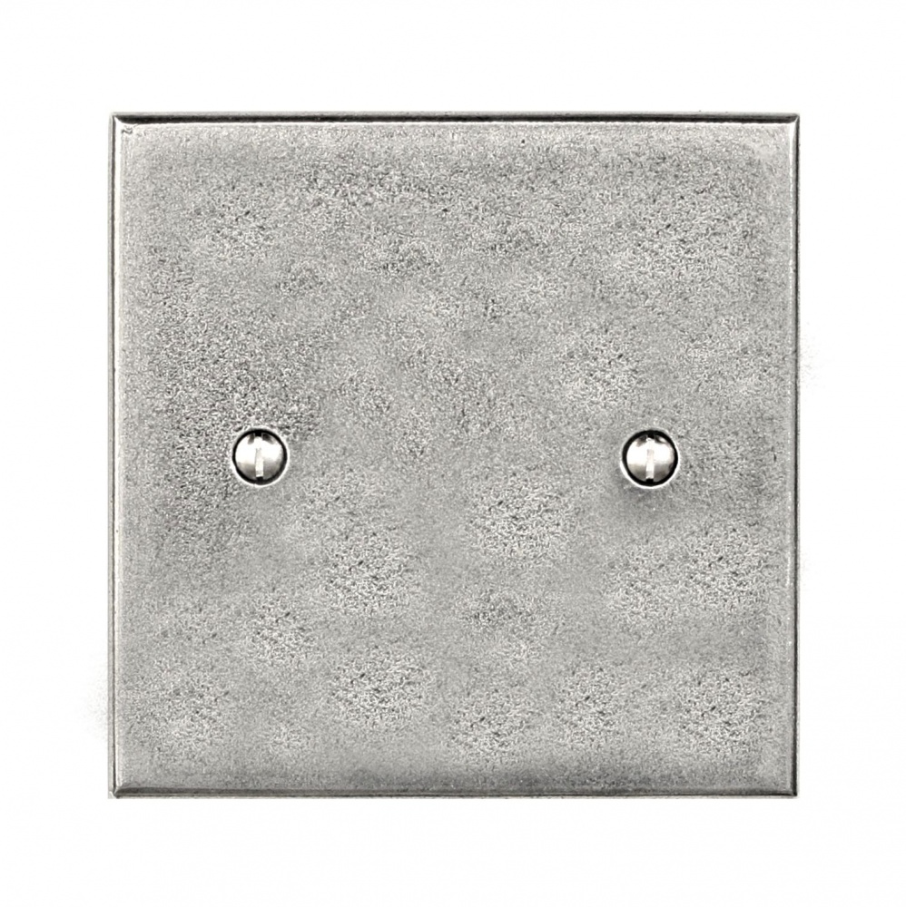 Finesse 1 Gang Blank Plate  Pewter